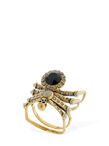 Spider brass ring