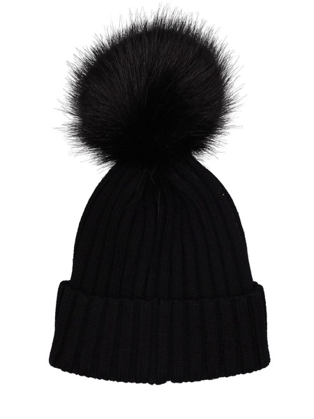 Logo tricot wool beanie