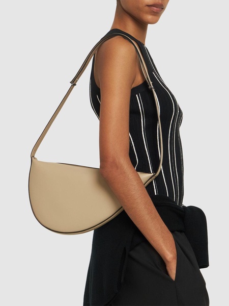 Scoop palmellata leather shoulder bag