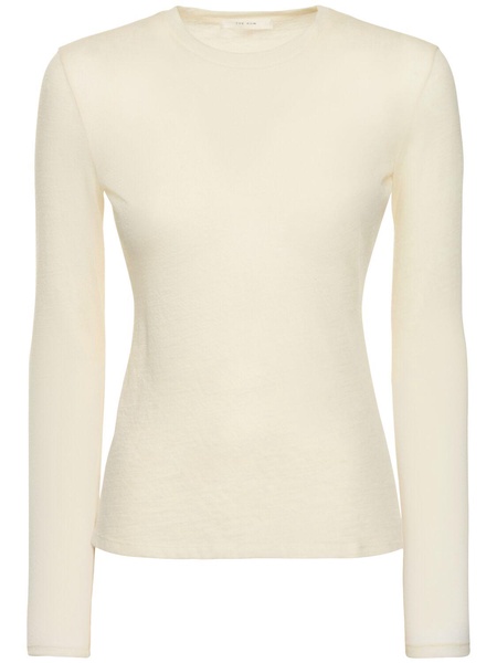 Iverness cashmere long sleeve top