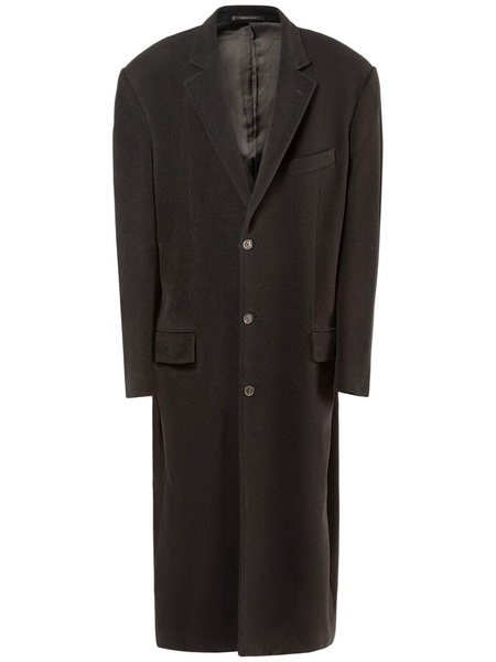 Oversize cashmere blend coat