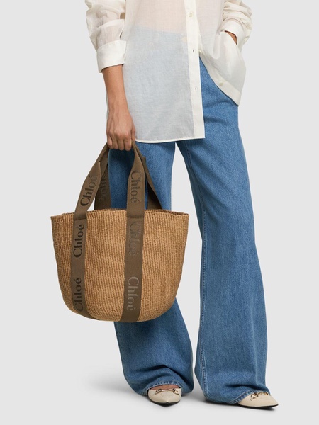 Large Woody paper tote bag