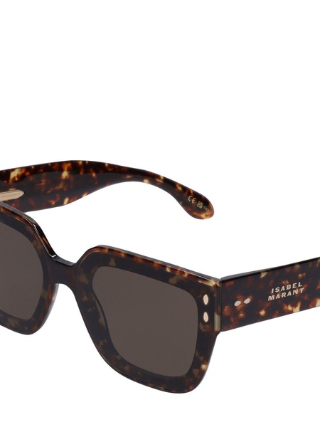 Maxi temple squared acetate sunglasses