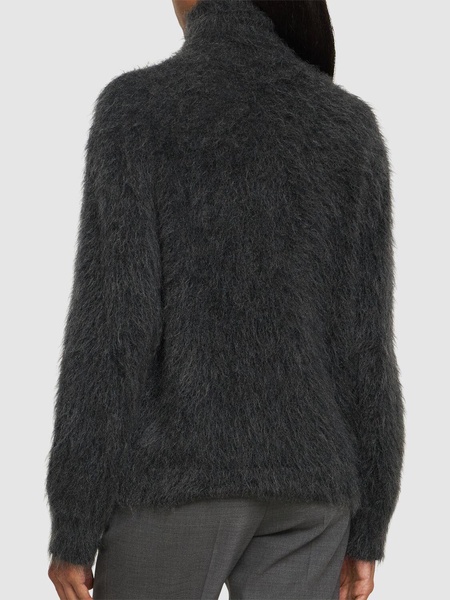 Mohair blend turtleneck sweater