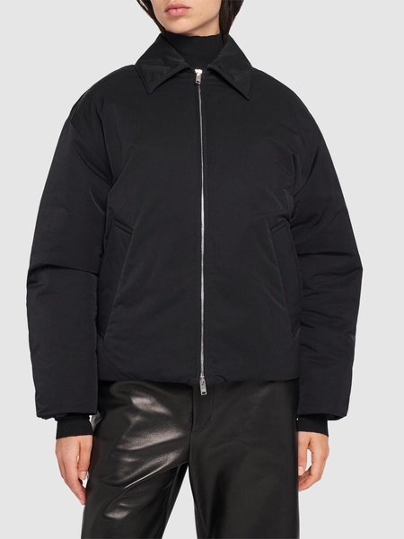 Tech nylon down jacket