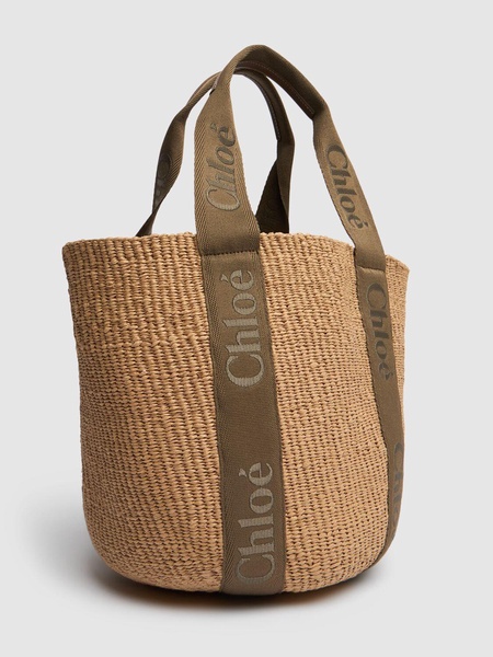 Large Woody paper tote bag