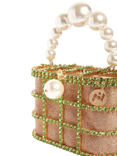 Holli Bling top handle bag w/crystals