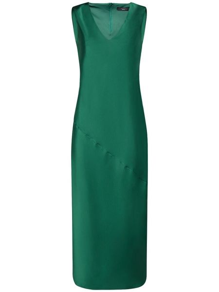 Giubba sleeveless satin midi dress