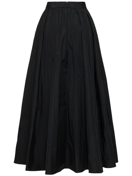 Taffeta maxi skirt