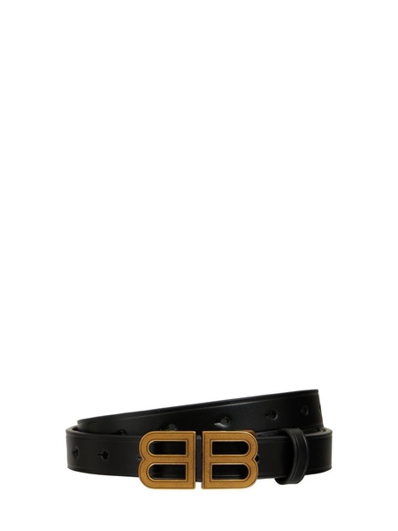 BB Houlglass croc embossed leather belt