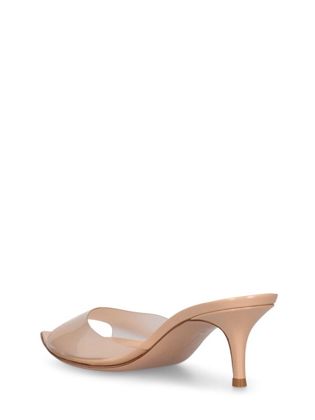 55mm Elle plexi sandal mules