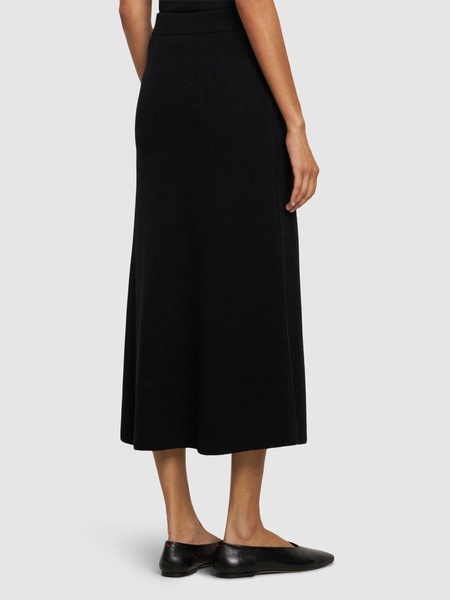 Agile wool long skirt