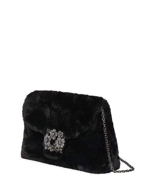 Mini RV Bouquet faux fur clutch