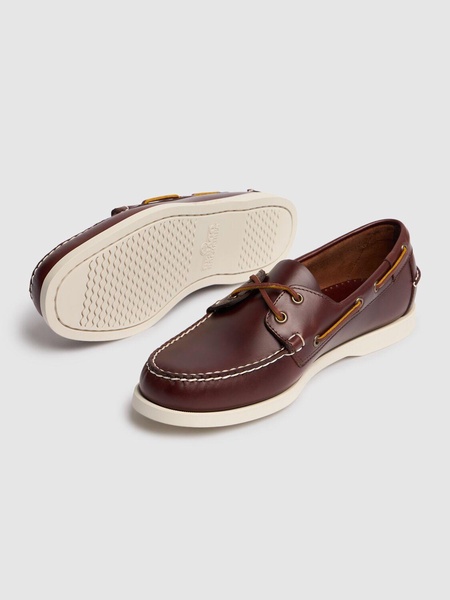 Dockside Portland waxed leather loafers