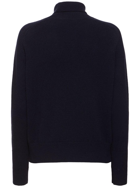 Wool knit turtleneck sweater