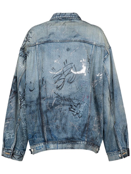 Oversize cotton denim jacket