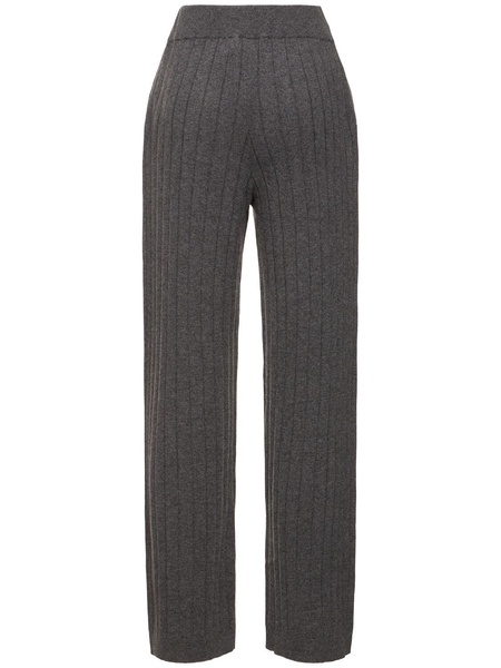 Ribbed cashmere sweatpants