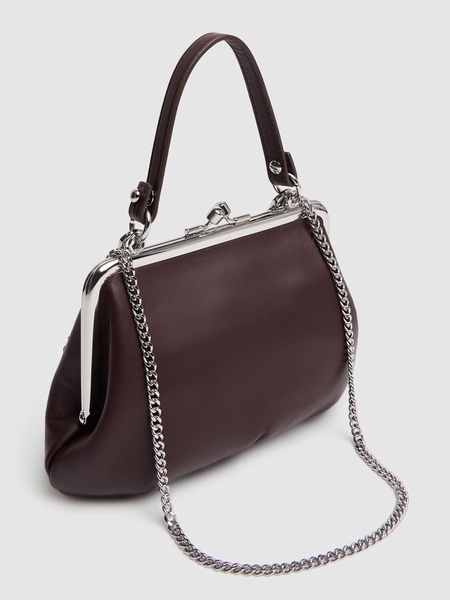 Granny Frame Napa leather bag