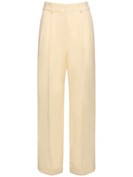 Savannah Fox linen & silk pants