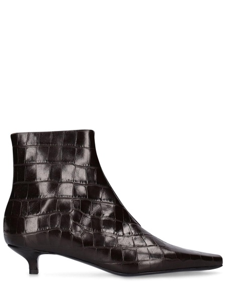 35mm The Slim leather ankle boots