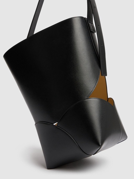 Medium Ellipse leather bucket bag