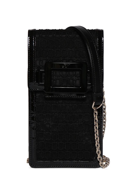 Belle Vivier leather phone holder