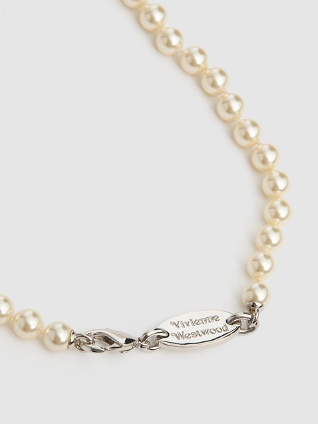 Man Stuart faux pearl necklace