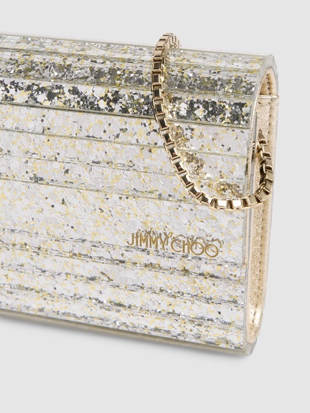 Sweetie glittered clutch