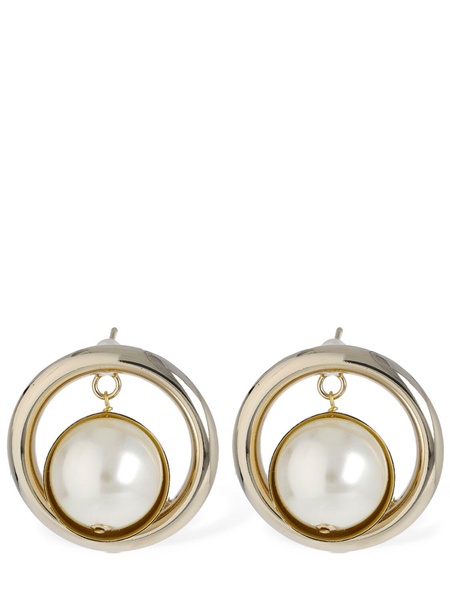 Miranda faux pearl earrings