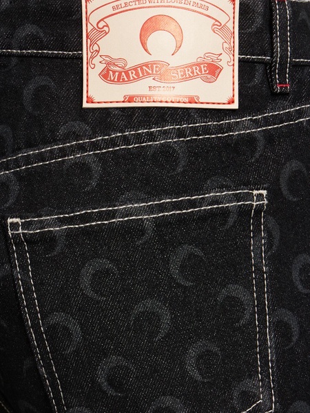 Moon laser mid rise straight jeans