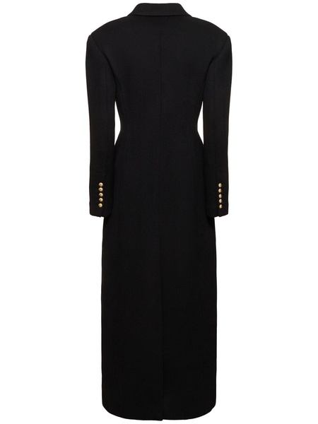 Wool & cashmere long coat