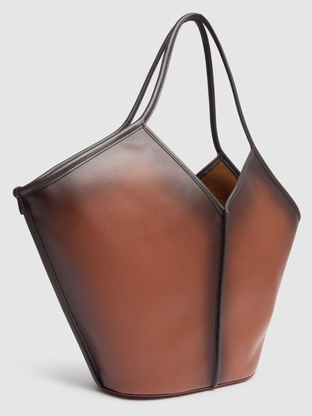 Calella Airbrushed leather tote bag