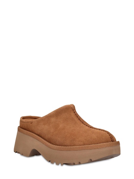 40mm New Heights suede clogs