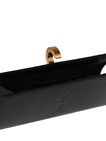 Daria Minaudiere brushed leather clutch