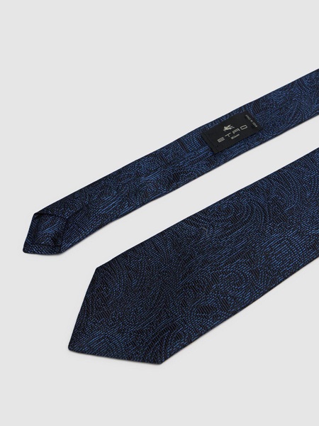 8cm Paisley silk tie