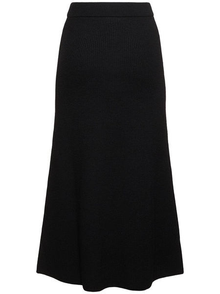 Agile wool long skirt