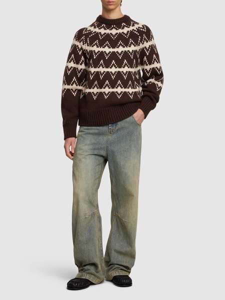 Odin jacquard knit sweater