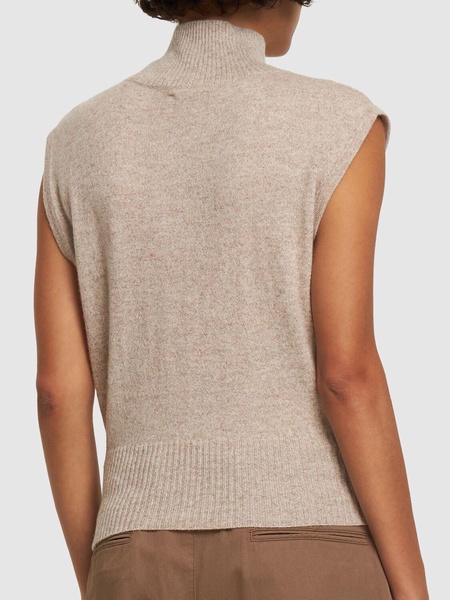 Arco sleeveless cashmere sweater