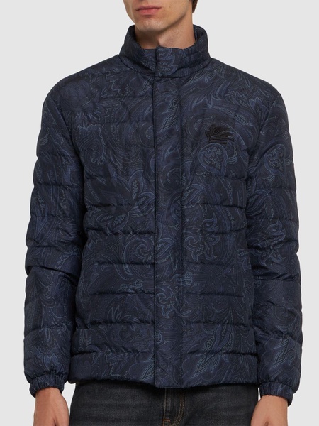 Paisley down jacket