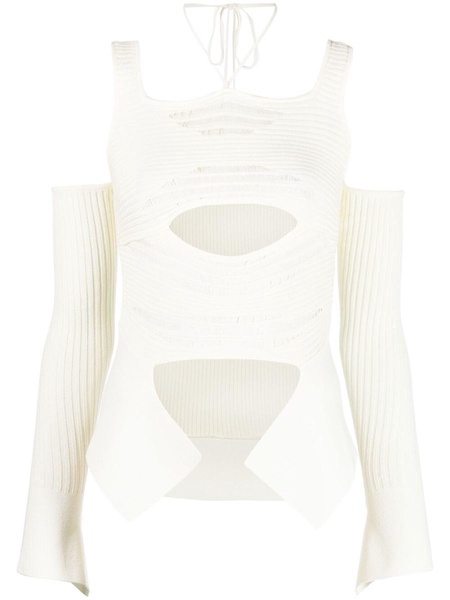 Andreādamo Knit Ribbed Top