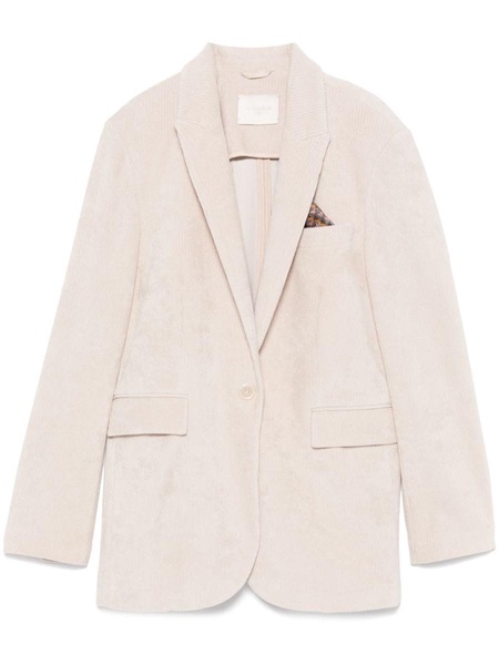 Circolo 1901 Corduroy Cotton Jacket in Beige