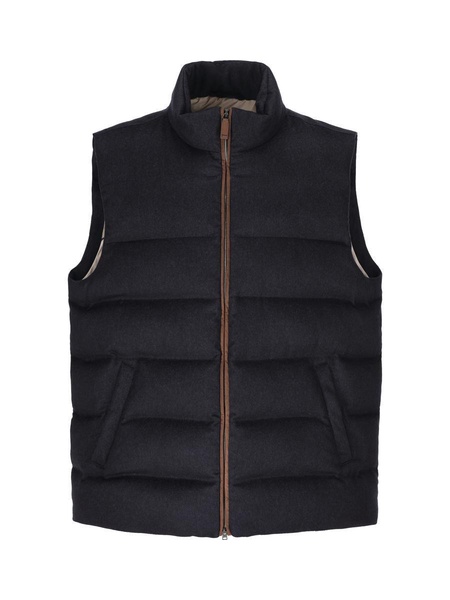 Herno Zip-Up Padded Sleeveless Gilet