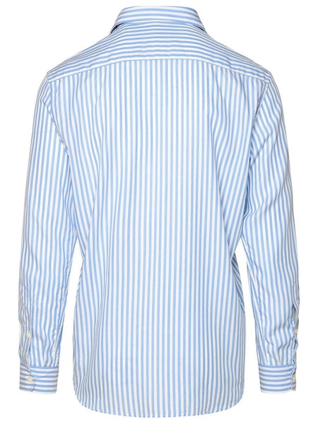 Altea 'Scott' Light Blue Lyocell Shirt