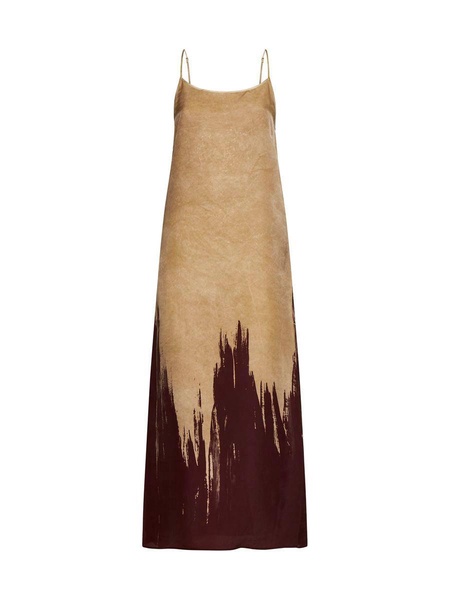 Uma Wang Dresses in Tan/Red