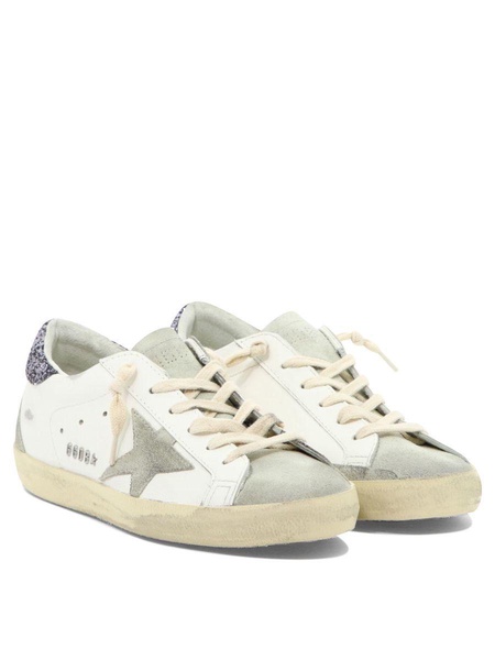 Golden Goose White Leather Superstar Sneakers