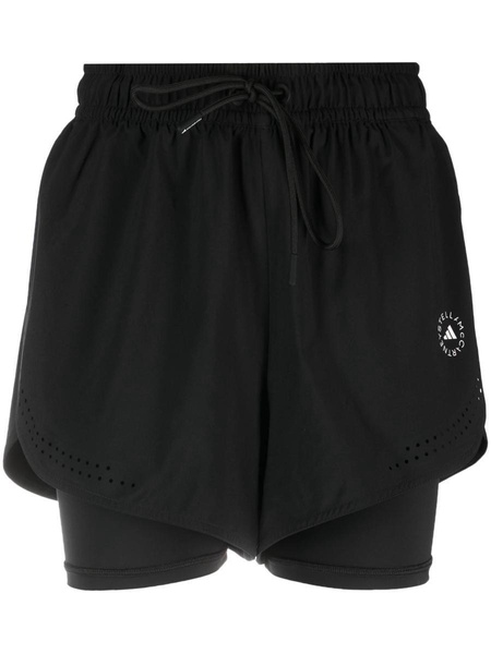 Adidas By Stella McCartney By Stella Mccartney Truepurpose Layered Track Shorts