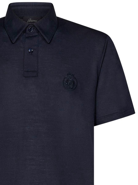 Golf Logo Blue Polo Shirt