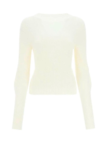 Low Classic 2-Way Knit Top Clothing in White