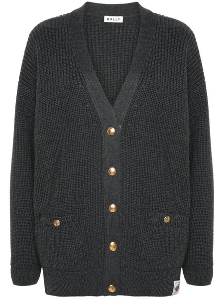 embossed-buttons cardigan