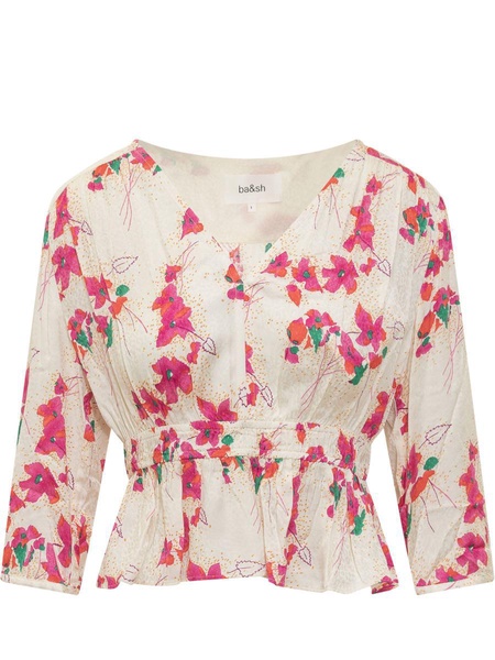 Ba&Sh Floral Print Top